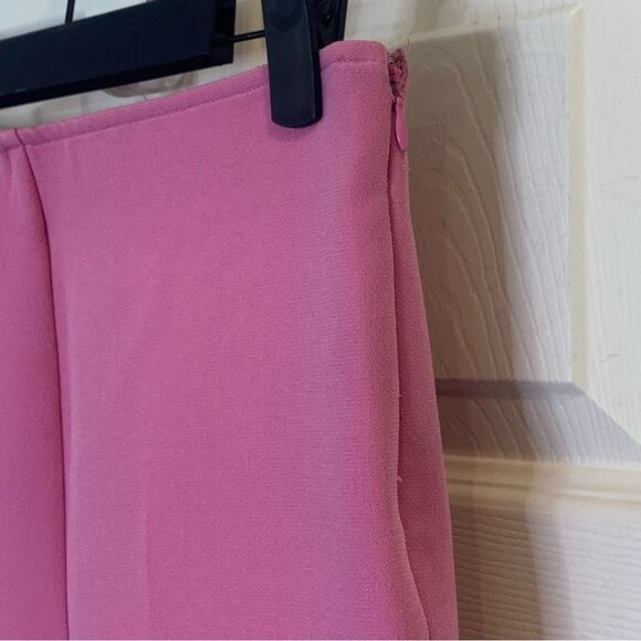 Urban Outfitters Pink Wide Leg High Rise Trouser Pants Size 2 - Picture 5 of 10